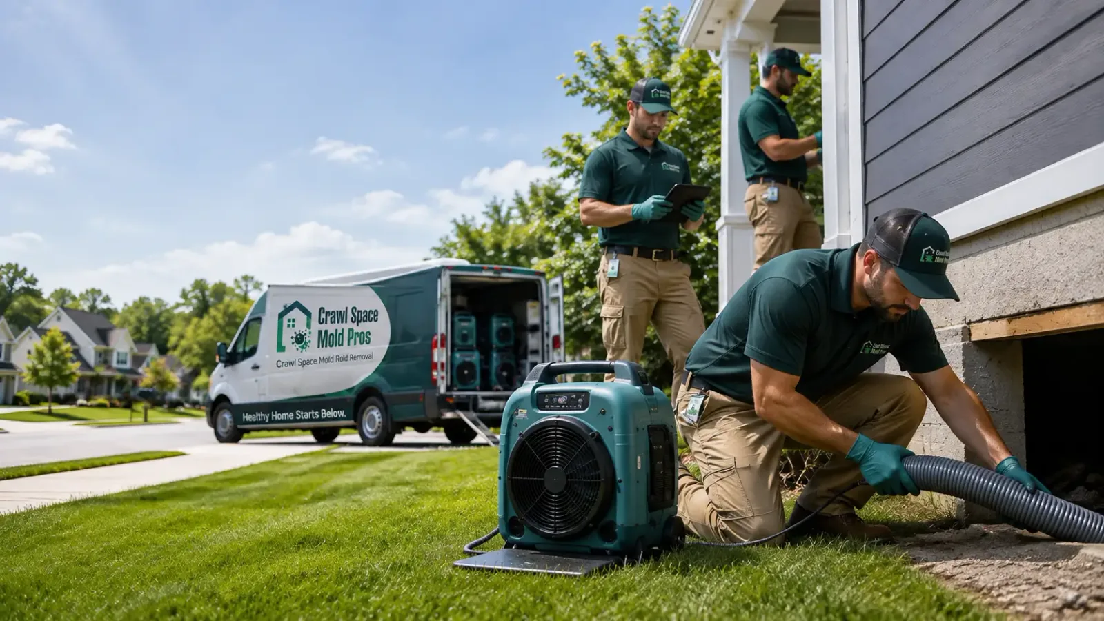 Crawl Space Mold Removal in Winthrop, MN